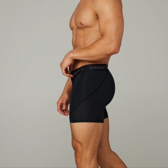 NWT Savage X Fenty By Rihanna shadow fit boxer briefs in caviar L56 - Picture 3 of 6